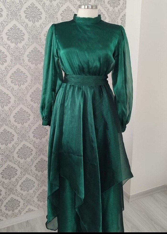 Kevser Bahadır mimoza tesettür abıye - Görsel 5