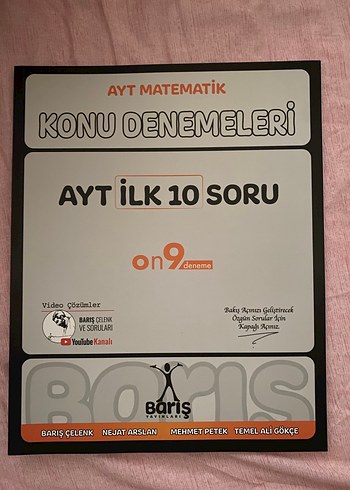 AYT Matematik barış yayınları - Görsel 2
