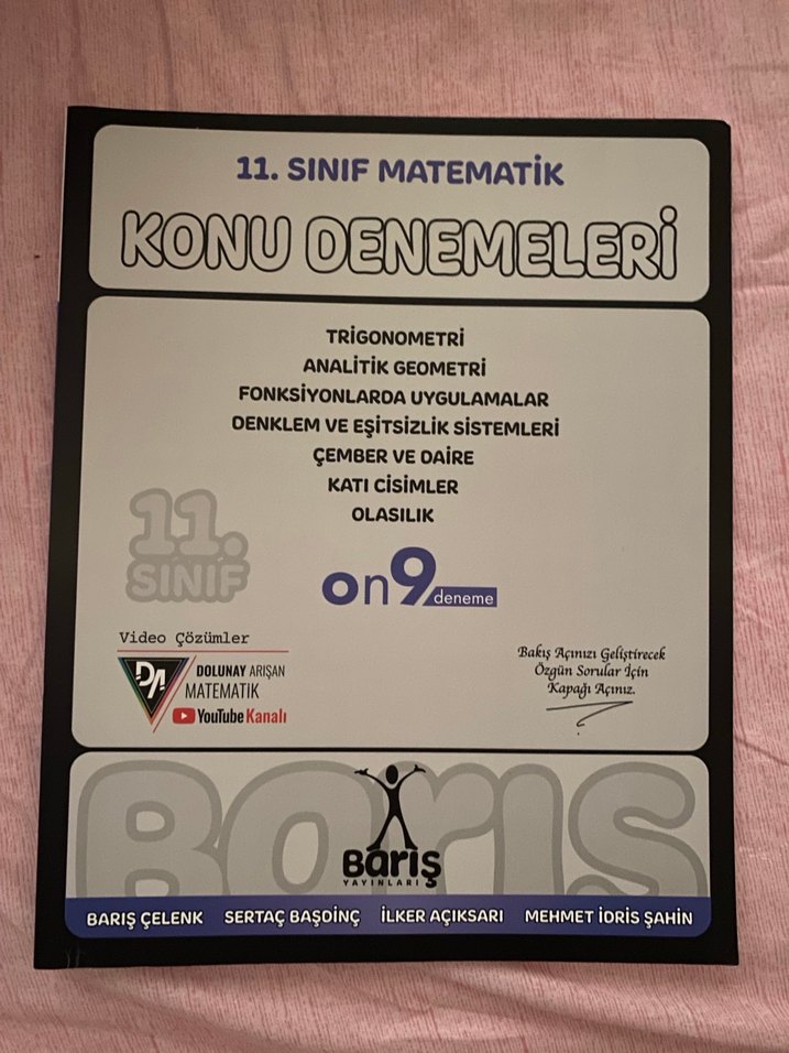 AYT Matematik barış yayınları - Görsel 4