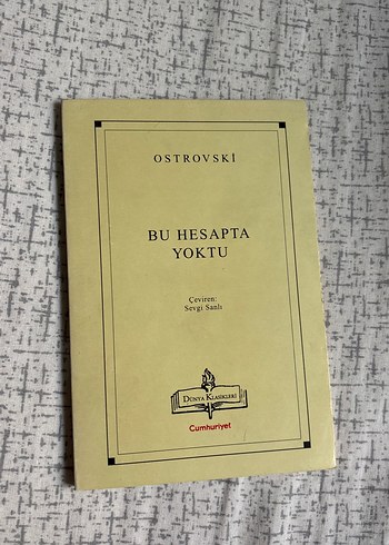 Ostrovskı - Bu Hesapta Yoktu Roman