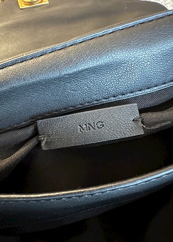 Mango Siyah Deri Çanta - Görsel 4