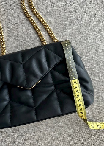 Mango Siyah Deri Çanta - Görsel 6