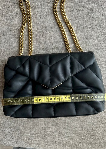 Mango Siyah Deri Çanta - Görsel 5