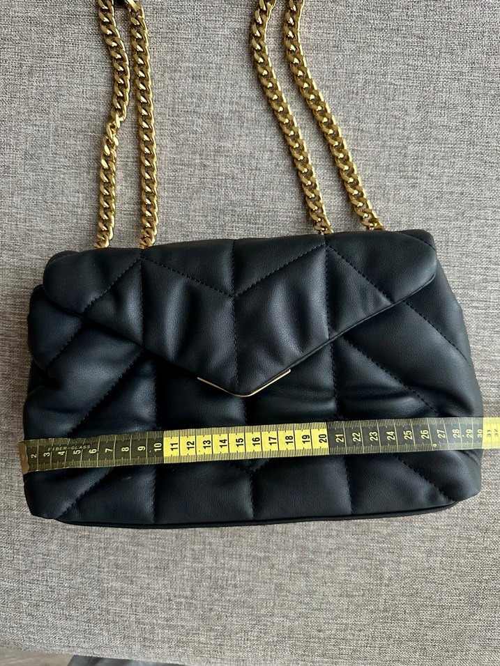 Mango Siyah Deri Çanta - Görsel 5