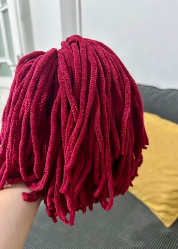 Diğer Renkli Pembe Saçlı El Örgüsü Bebek