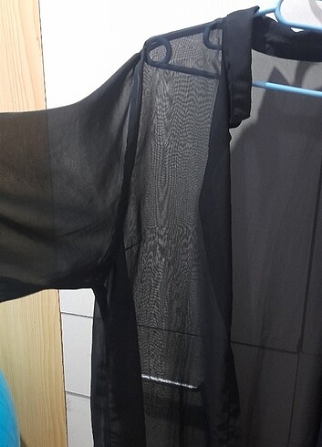 Zara Şeffaf siyah gömlek 
