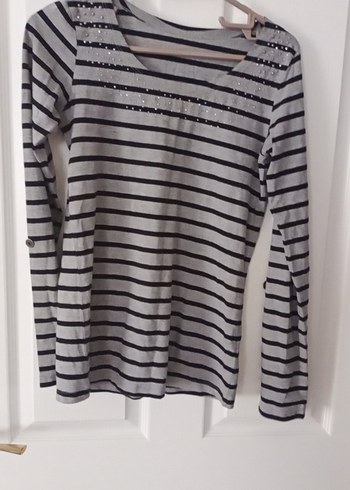 Gri Kısa Kollu Tişörtü - Görsel 3