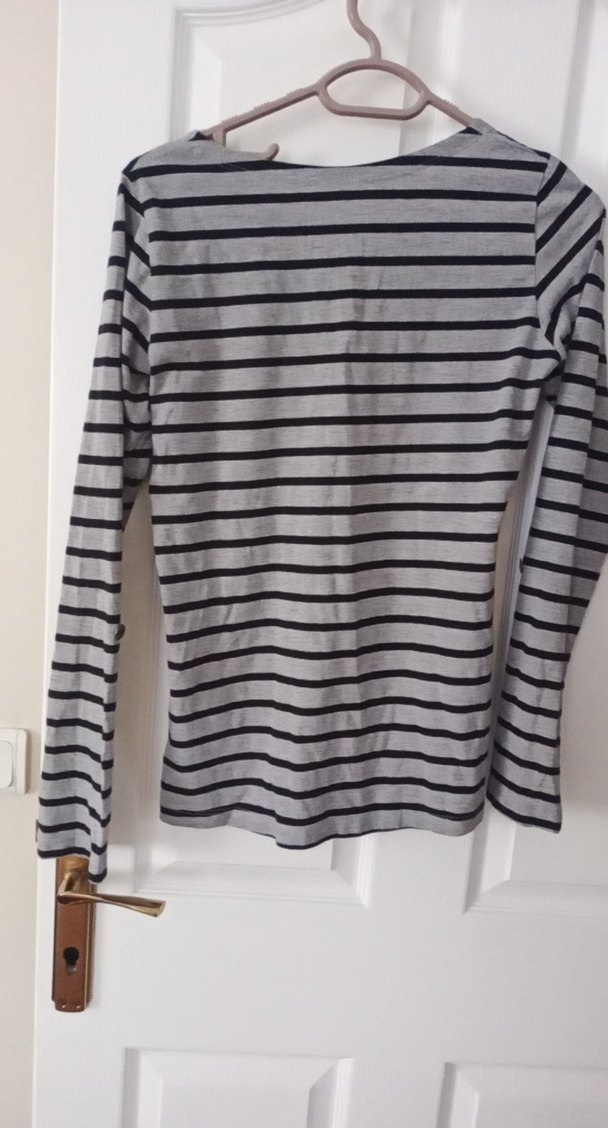 Gri Kısa Kollu Tişörtü - Görsel 4