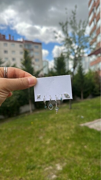 Çelik çok tarz kararmaz küpe