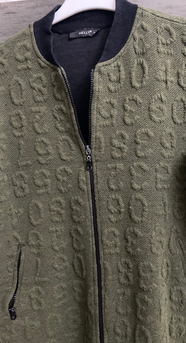 Nakışlı Uzun Örgü Kadın Mont - Görsel 2