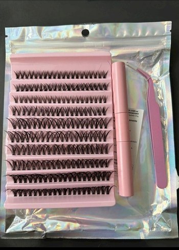 200'LÜ TAKMA İPEK KİRPİK - Görsel 2