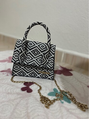 Zebra baget çanta