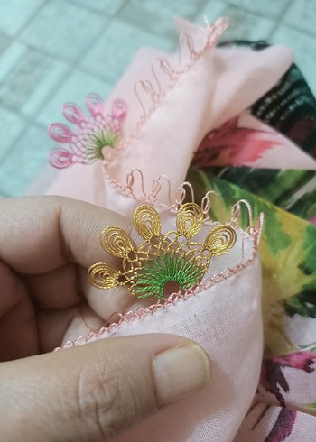 iğne oyası el emeği - Görsel 3