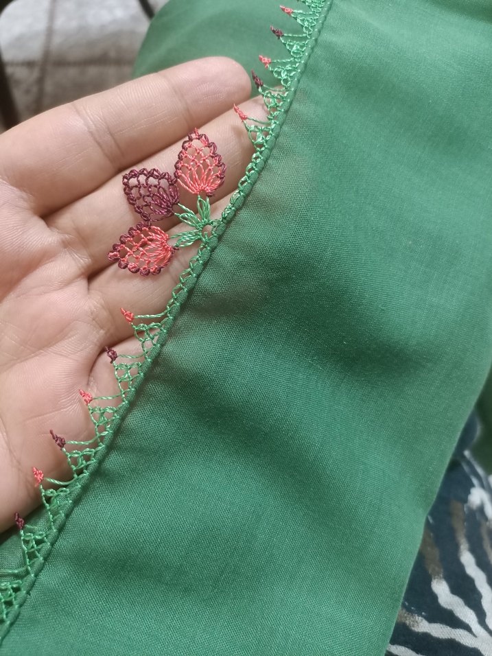 iğne oyası el emeği - Görsel 3