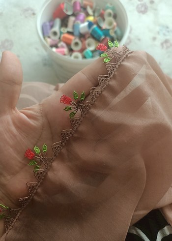 iğne oyası el emeği - Görsel 4