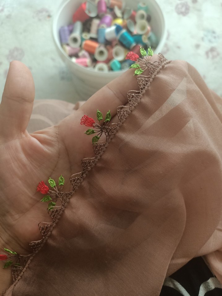 iğne oyası el emeği - Görsel 5