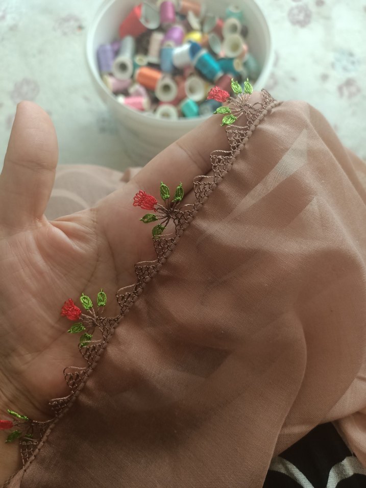 iğne oyası el emeği - Görsel 3