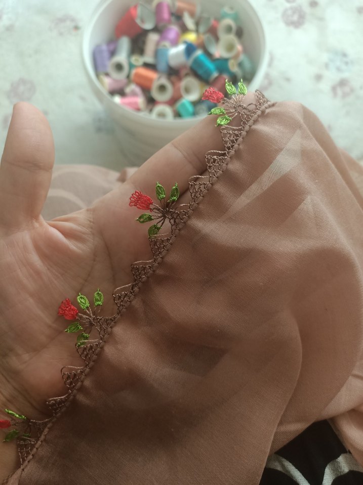 iğne oyası el emeği - Görsel 4