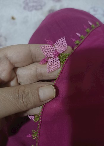 iğne oyası el emeği - Görsel 6