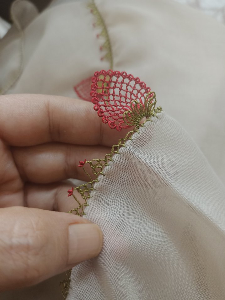 iğne oyası el emeği - Görsel 4