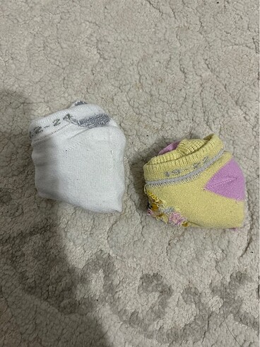 Bebek önlüğü ve çorap - Görsel 4