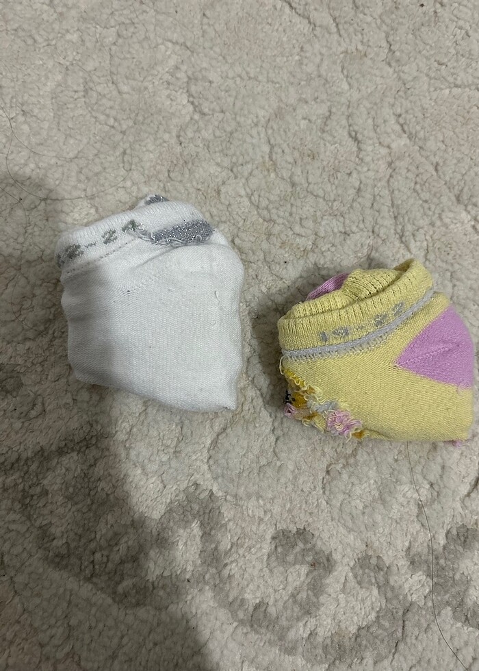 Bebek önlüğü ve çorap - Görsel 4