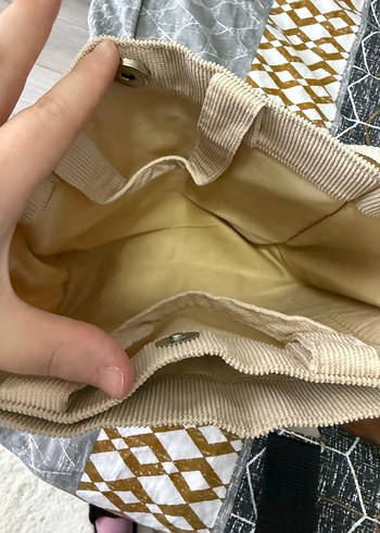 Bej Minimalist Kadın Omuz Çantası - Görsel 2