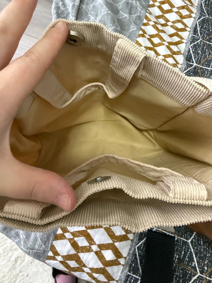 Bej Minimalist Kadın Omuz Çantası - Görsel 2