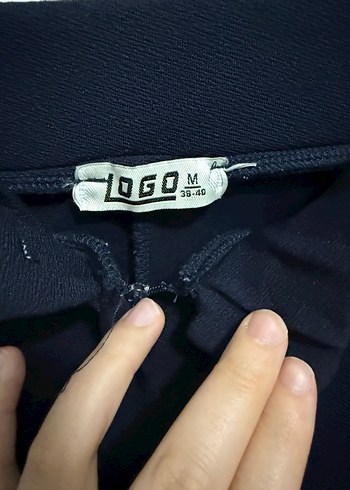 Lacivert Kadın Ofis Kumaş Pantolon - Görsel 3