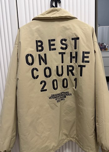 Bej Düğmeli Erkek Streetwear Ceket - Görsel 5