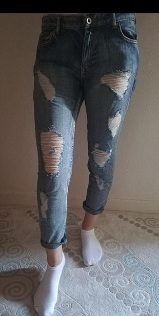 36 Beden mavi Renk mango jean