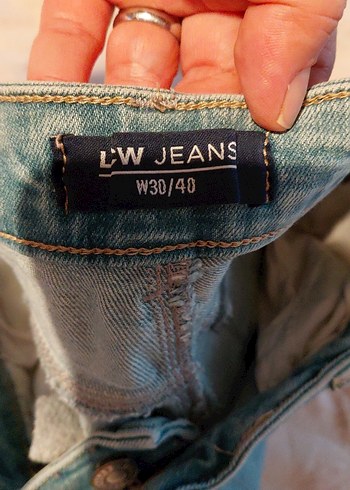 lcw dar paça Kadın Jean - Görsel 5