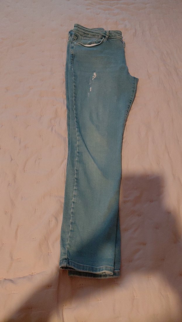 lcw dar paça Kadın Jean - Görsel 4