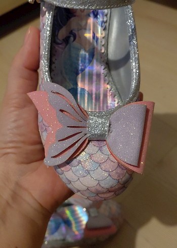 Kız Çocuk Pembe Desenli Tokalı Babet - Görsel 5