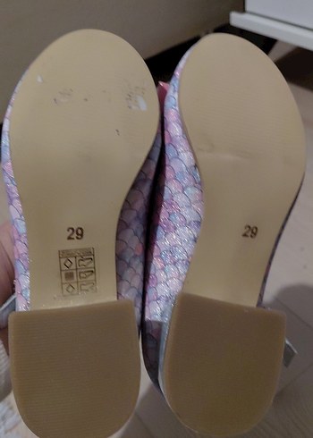 Kız Çocuk Pembe Desenli Tokalı Babet - Görsel 3