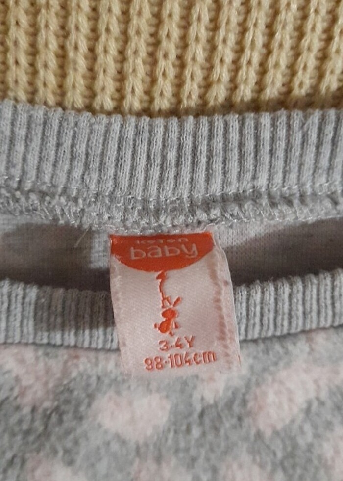 3/4 yaş kız çocuk polar kazak - Görsel 3