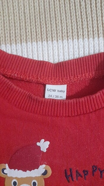 Kız çocuk yılbaşı temalı sweatshirt  - Görsel 3