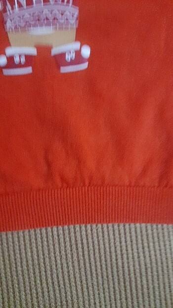 Kız çocuk yılbaşı temalı sweatshirt  - Görsel 5