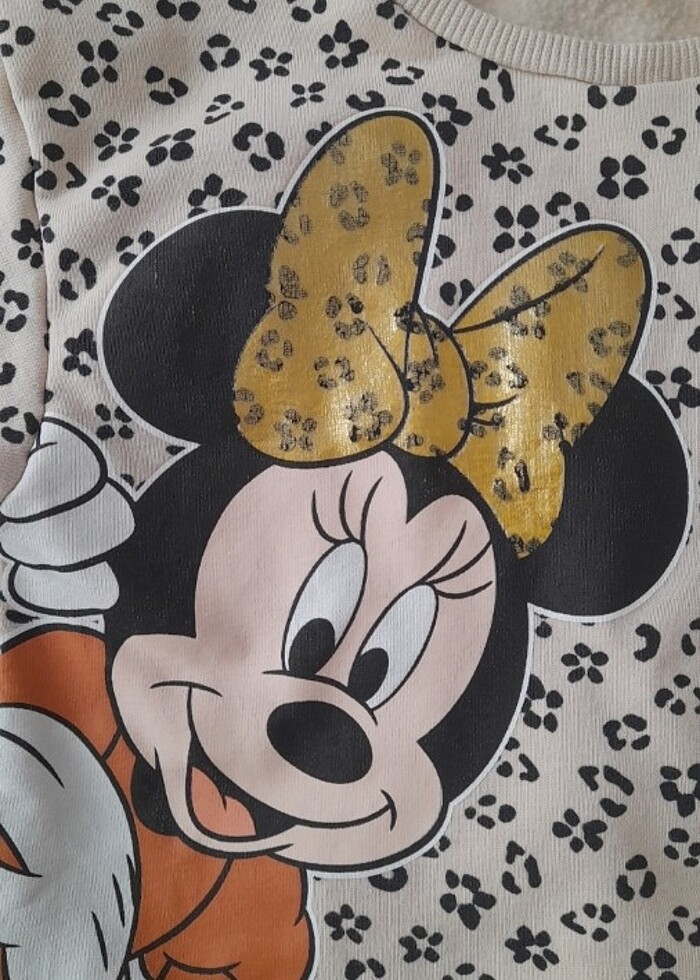 3/4 yqş Minie mause sweatshirt  - Görsel 3