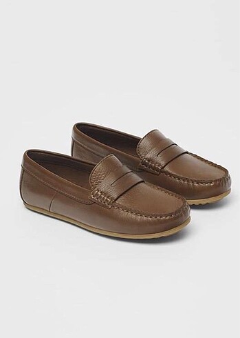 Orijinal Zara Loafer Deri Ayakkabı