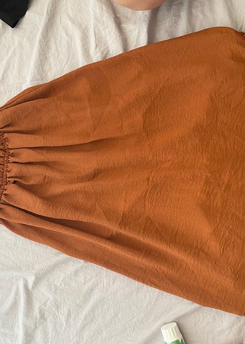 Diğer Düğmeli Kahverengi Mini Kumaş Tulum