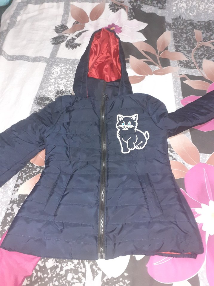 Kapüşonlu Çocuk  Mont - Görsel 2