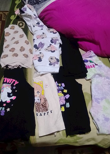 Kız Çocuk Siyah Sweatshirt toplu ürün8 parça ürün - Görsel 7