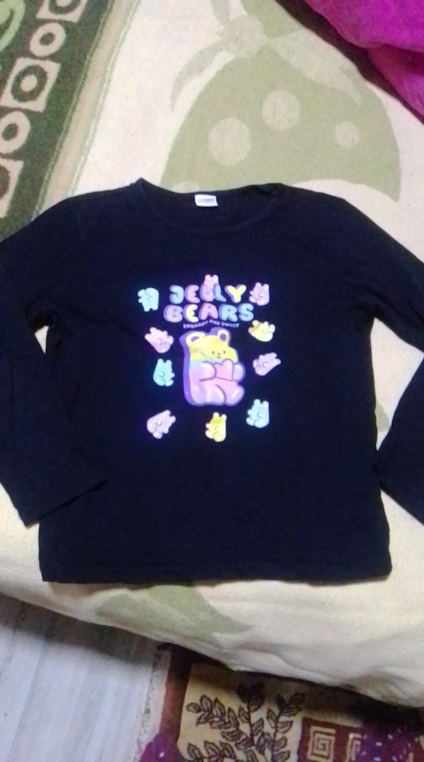 Kız Çocuk Siyah Sweatshirt toplu ürün8 parça ürün - Görsel 2