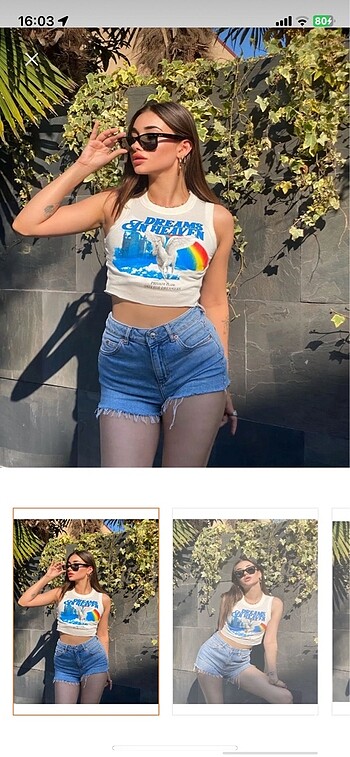 l Beden Crop tişört