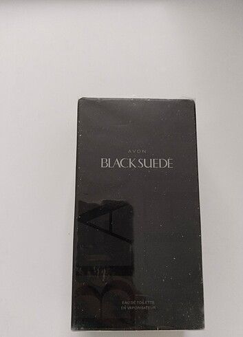 Avon black suede