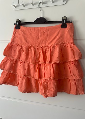 Yavruağzı Fırfırlı Etek - Görsel 4