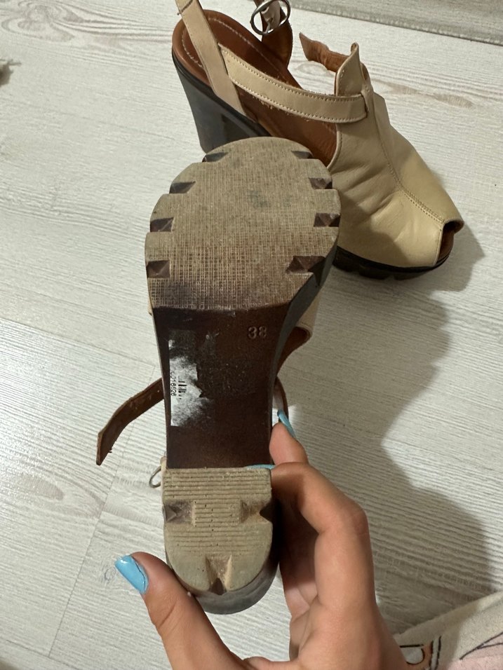 Ataköy Nude Platform Topuklu Ayakkabı - Görsel 5