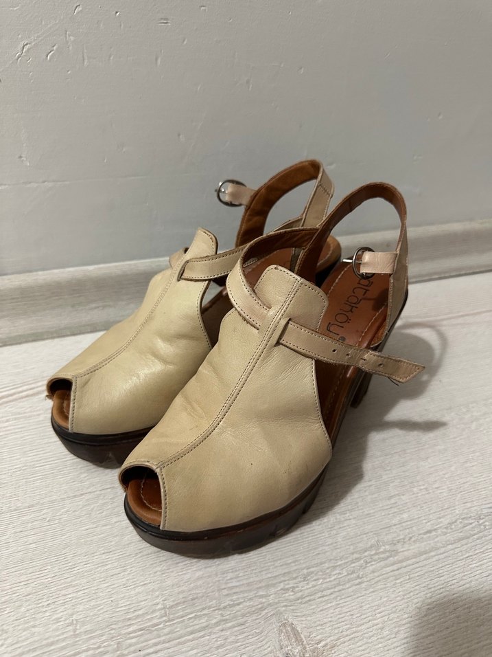 Ataköy Nude Platform Topuklu Ayakkabı - Görsel 3