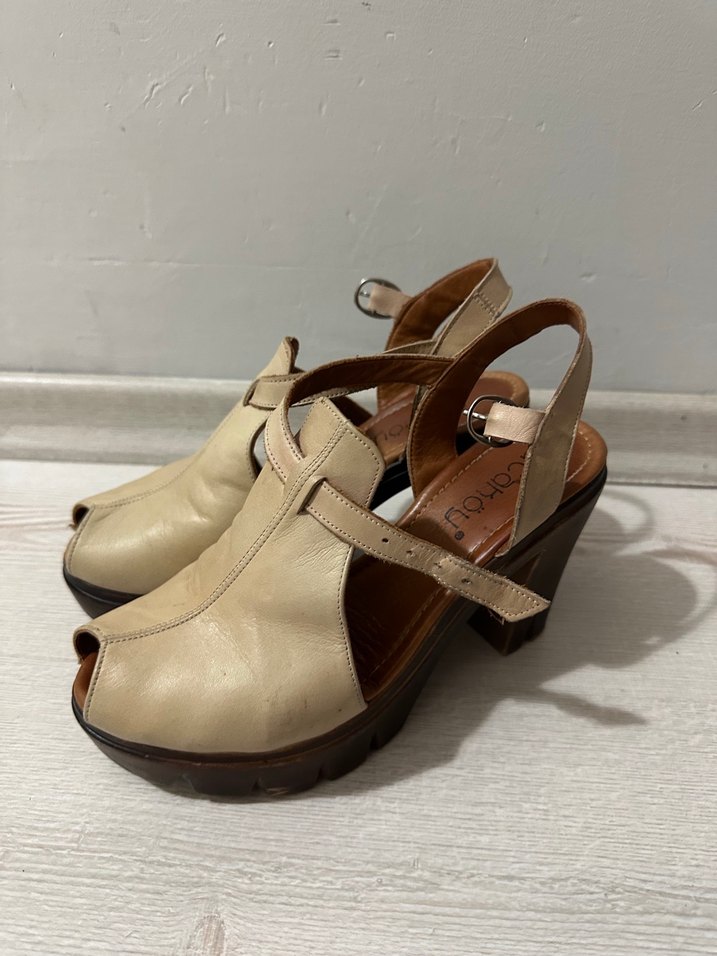 Ataköy Nude Platform Topuklu Ayakkabı - Görsel 2